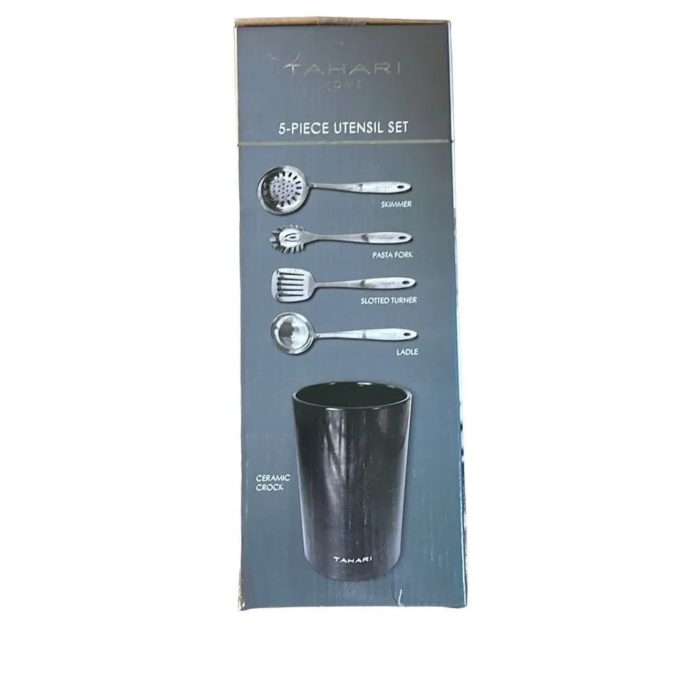 Tahari Home 5-Piece‎ Utensil Set NIB